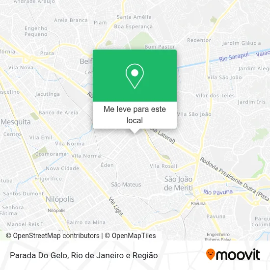 Parada Do Gelo mapa