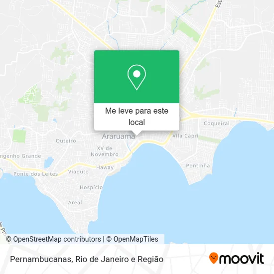 Pernambucanas mapa