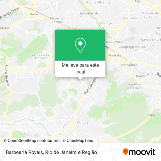 Barbearia Royals mapa