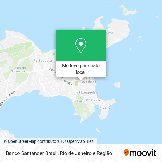 Banco Santander Brasil mapa