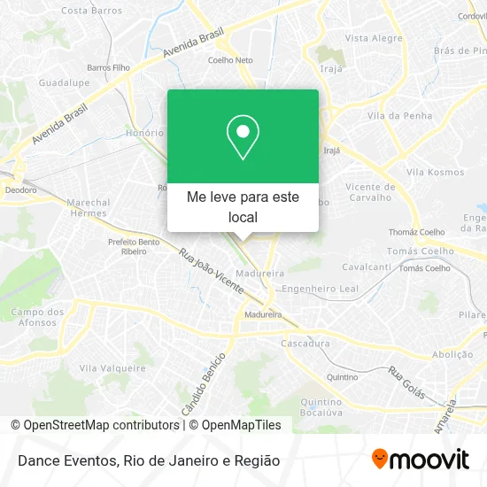 Dance Eventos mapa