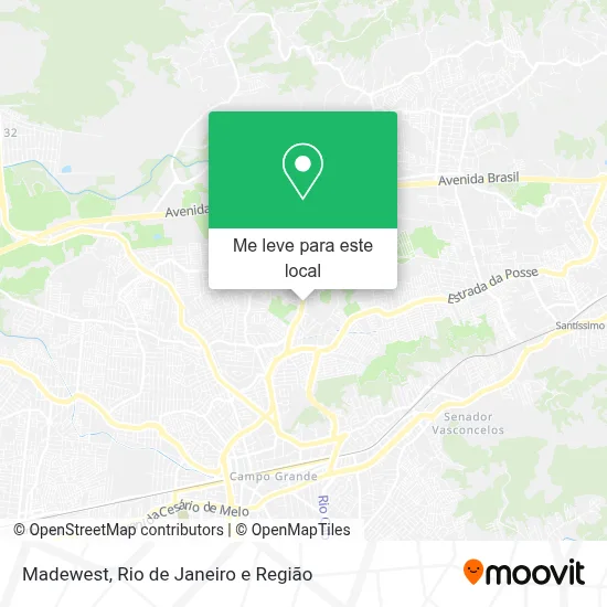 Madewest mapa
