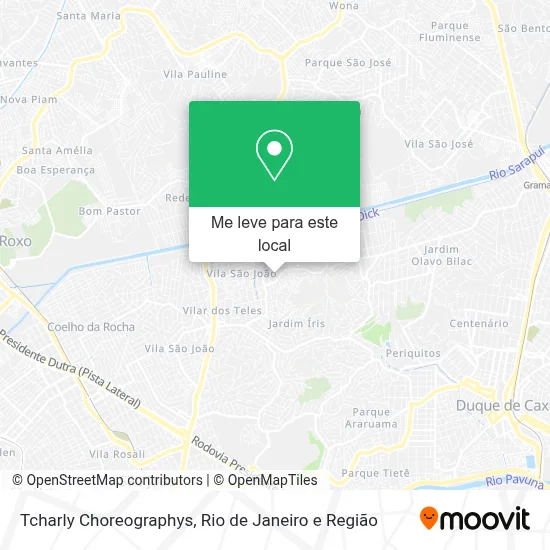 Tcharly Choreographys mapa