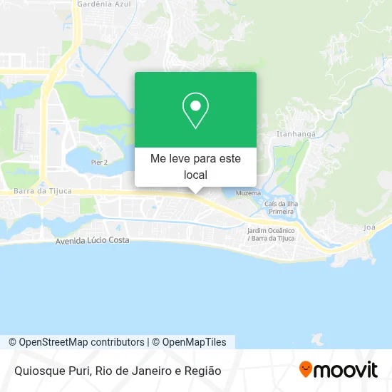 Quiosque Puri mapa