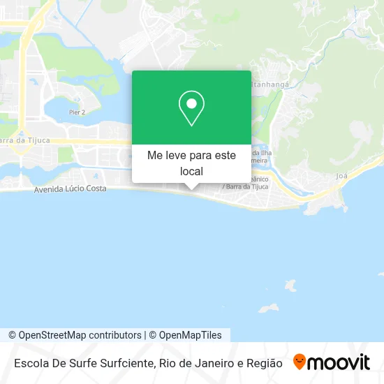 Escola De Surfe Surfciente mapa
