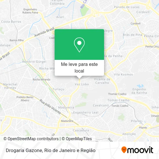 Drogaria Gazone mapa