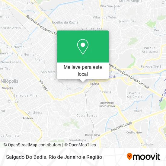 Salgado Do Badia mapa