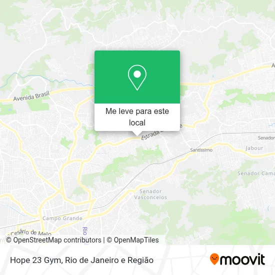 Hope 23 Gym mapa