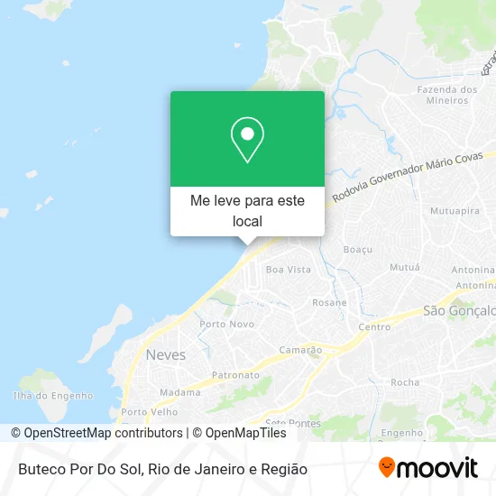 Buteco Por Do Sol mapa