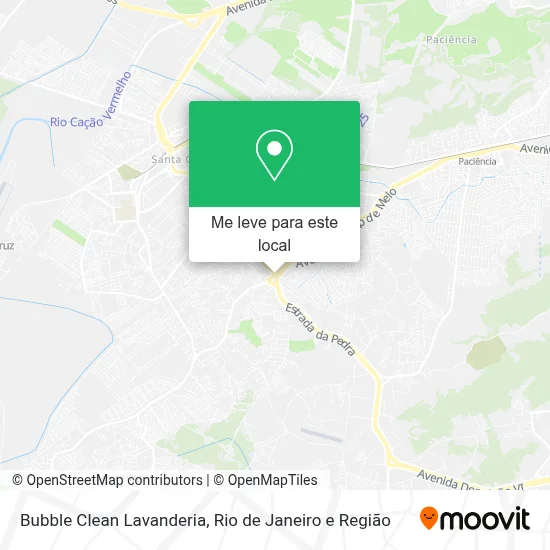 Bubble Clean Lavanderia mapa