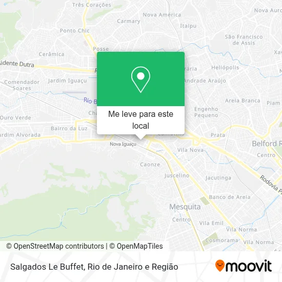 Salgados Le Buffet mapa