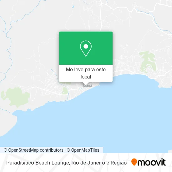 Paradisíaco Beach Lounge mapa