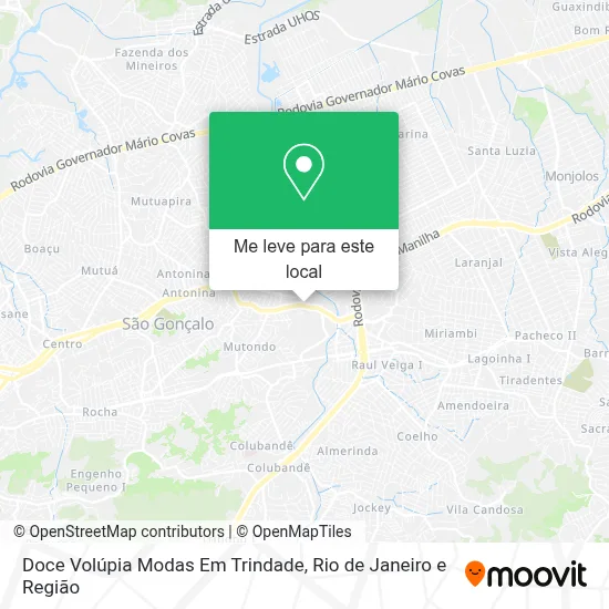 Doce Volúpia Modas Em Trindade mapa