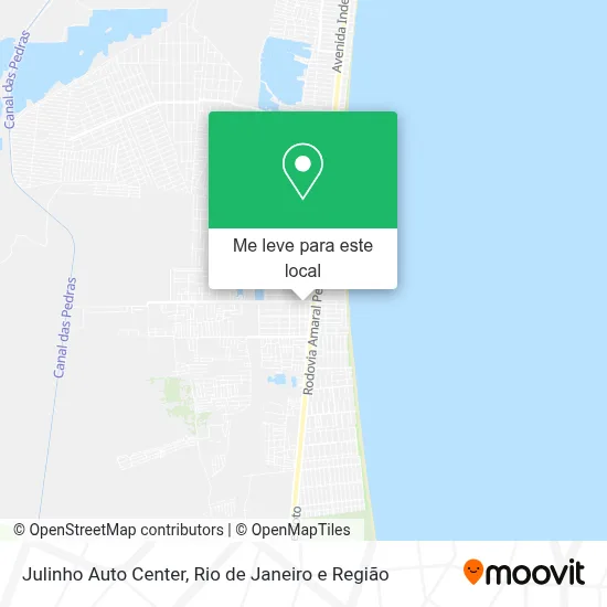 Julinho Auto Center mapa