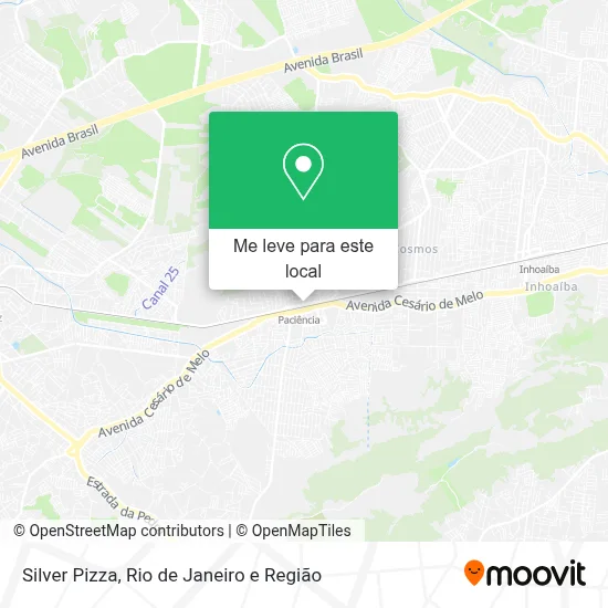Silver Pizza mapa
