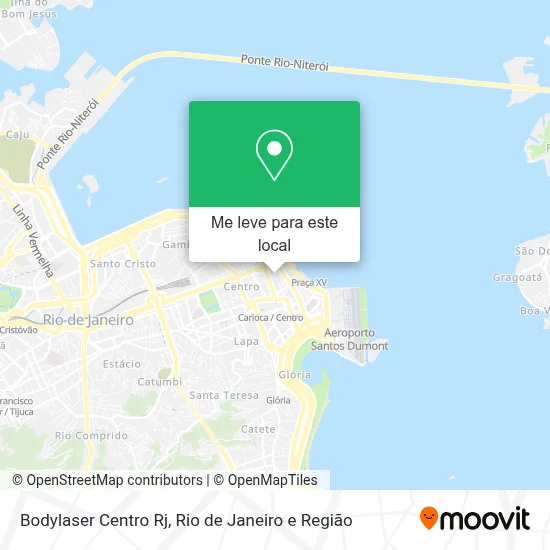 Bodylaser Centro Rj mapa