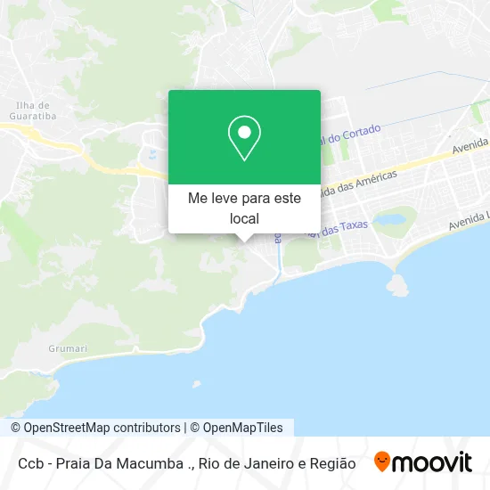 Ccb - Praia Da Macumba . mapa