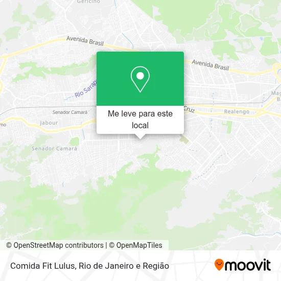 Comida Fit Lulus mapa