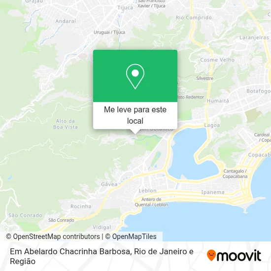 Em Abelardo Chacrinha Barbosa mapa