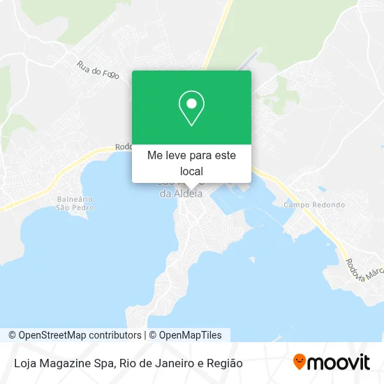 Loja Magazine Spa mapa
