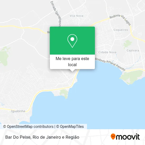 Bar Do Peixe mapa