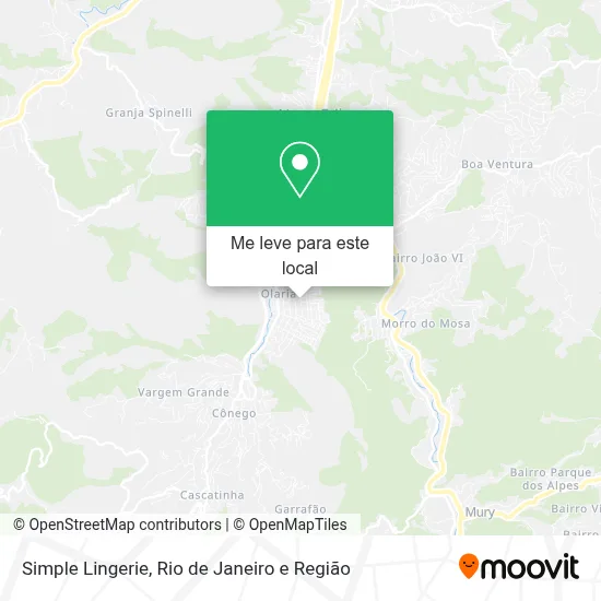 Simple Lingerie mapa
