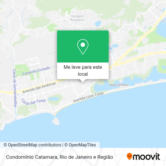Condomínio Catamara mapa