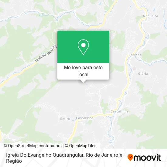 Igreja Do Evangelho Quadrangular mapa