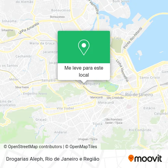 Drogarias Aleph mapa