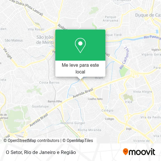 O Setor mapa