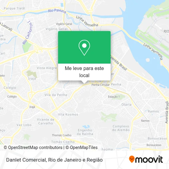 Danlet Comercial mapa