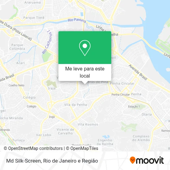 Md Silk-Screen mapa