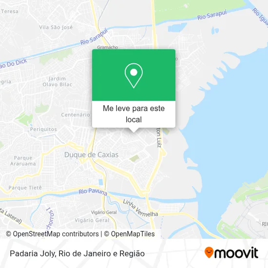 Padaria Joly mapa