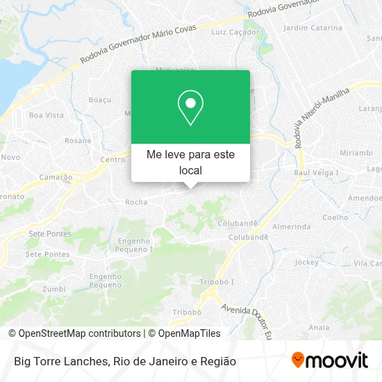 Big Torre Lanches mapa