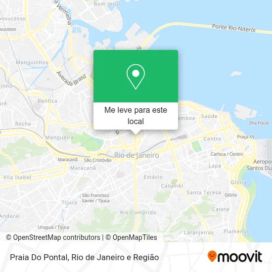 Praia Do Pontal mapa