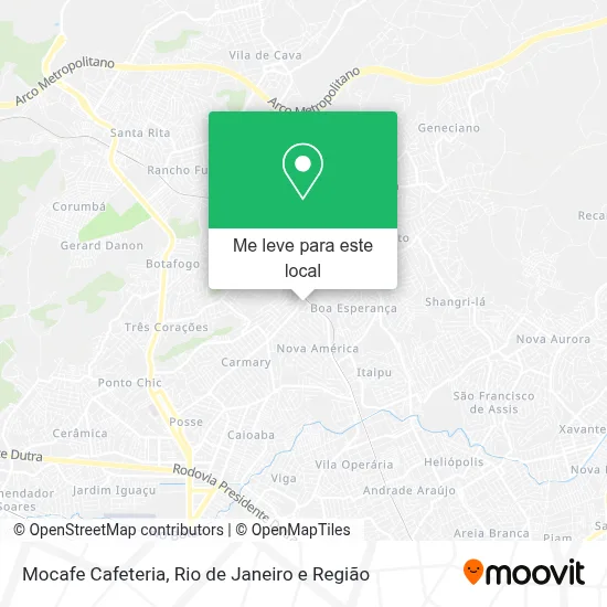 Mocafe Cafeteria mapa