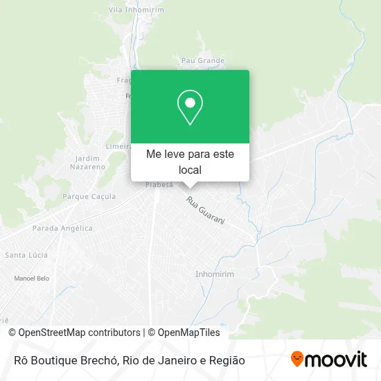 Rô Boutique Brechó mapa