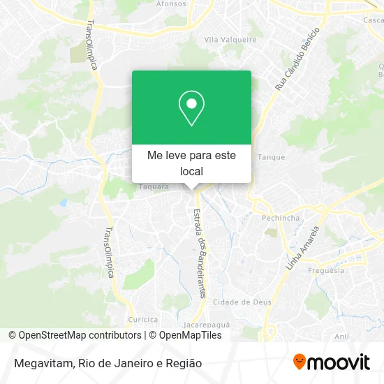 Megavitam mapa
