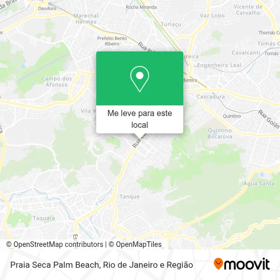 Praia Seca Palm Beach mapa