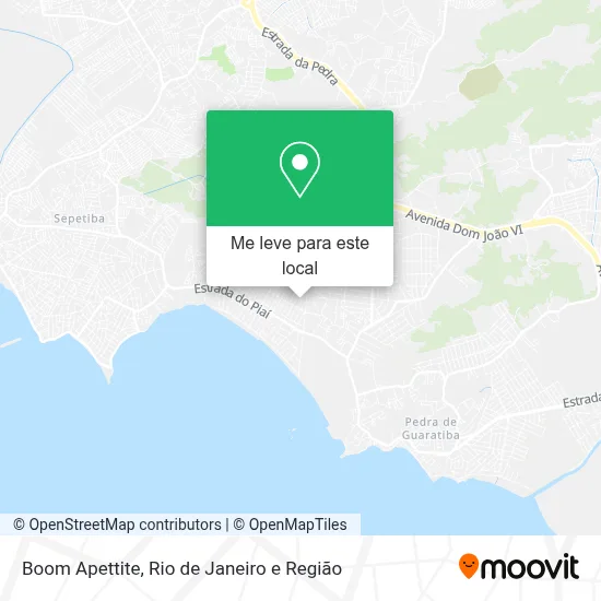 Boom Apettite mapa
