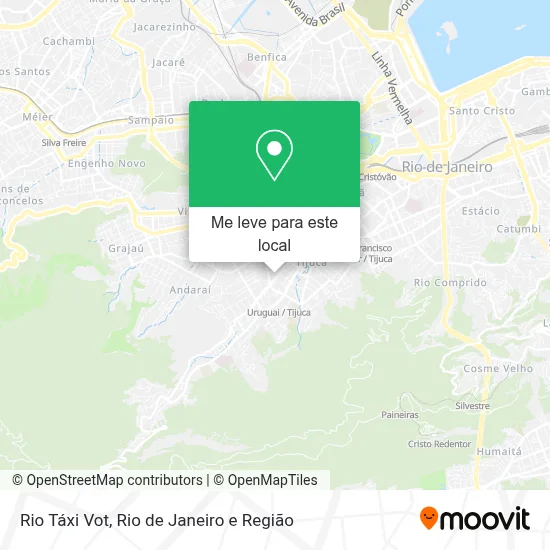 Rio Táxi Vot mapa