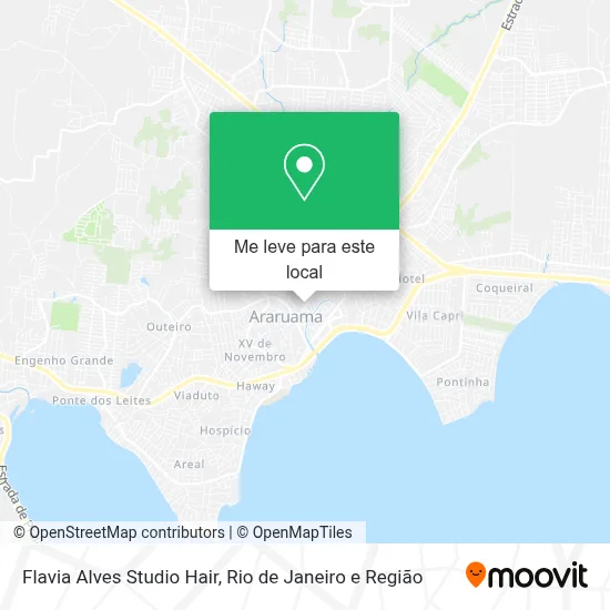 Flavia Alves Studio Hair mapa