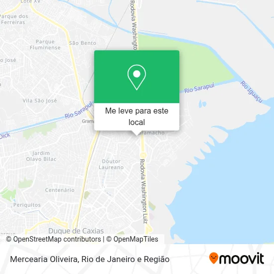 Mercearia Oliveira mapa