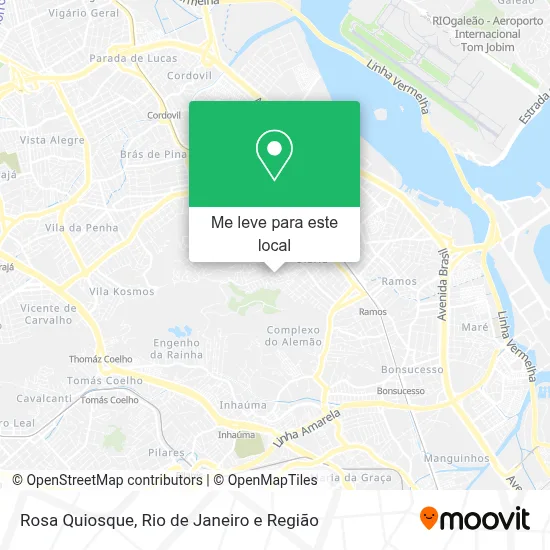 Rosa Quiosque mapa