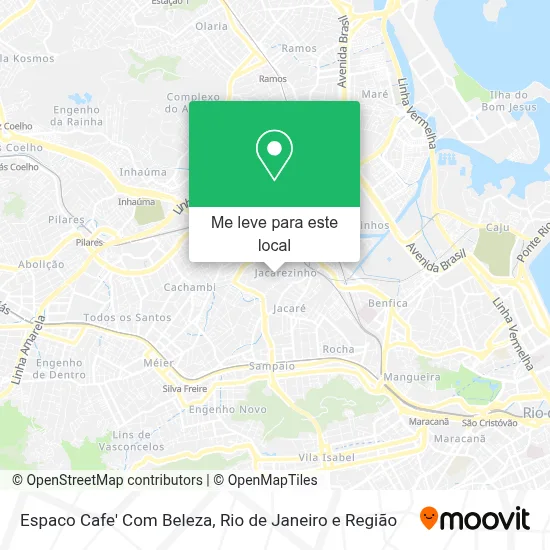 Espaco Cafe' Com Beleza mapa