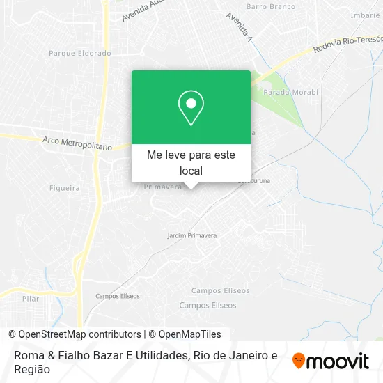 Roma & Fialho Bazar E Utilidades mapa