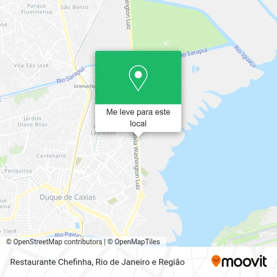 Restaurante Chefinha mapa