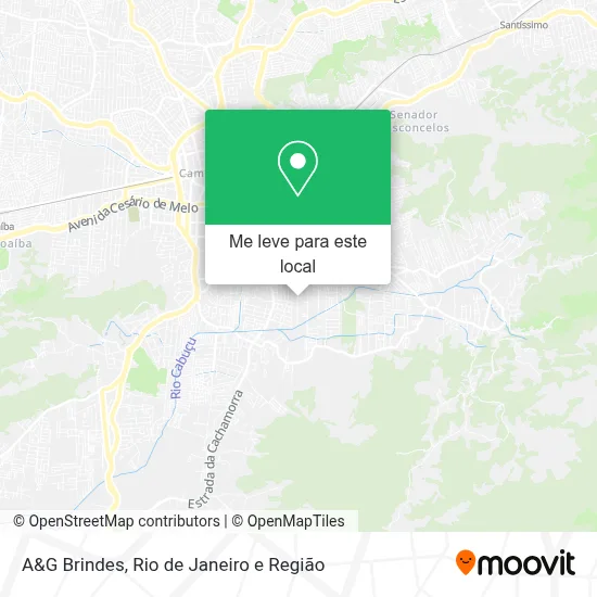 A&G Brindes mapa