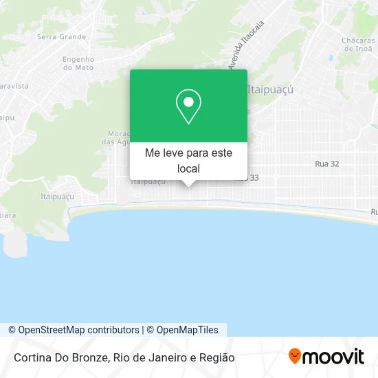 Cortina Do Bronze mapa