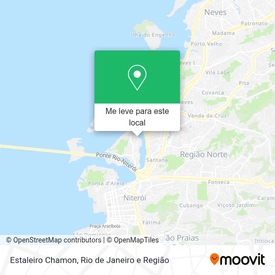 Estaleiro Chamon mapa
